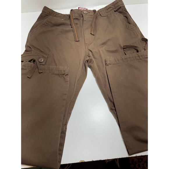 Vtg Matchstick Union Workwear Supplies Brown Cargo Pants Men’s Sz 38 Utility - Picture 5 of 8